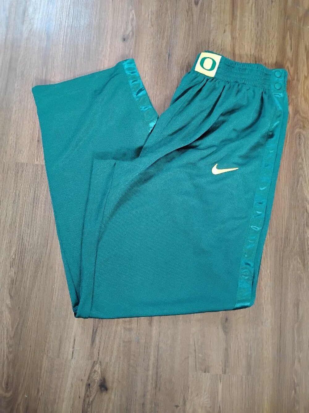 Vintage Nike Oregon Ducks Snap Sweatpants Joggers Team Issued